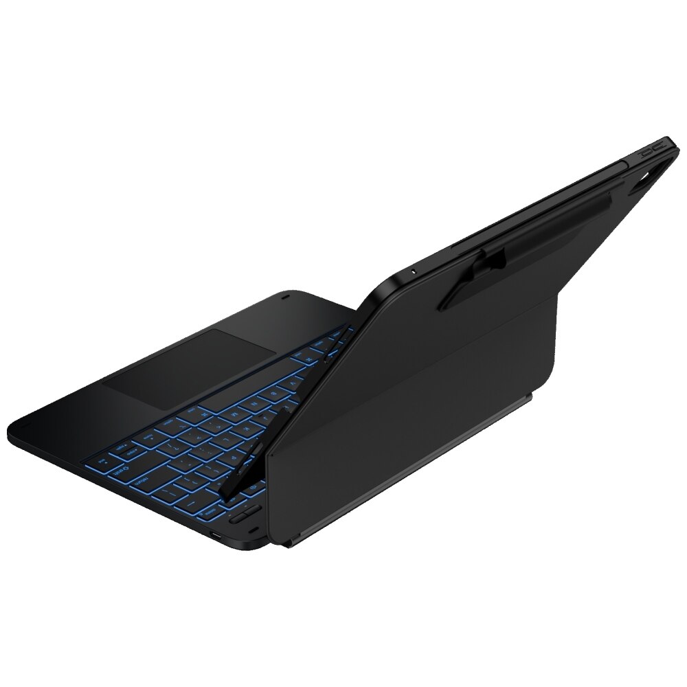 Carcasa cu tastatura Typecase Edge Plus compatibila cu iPad Pro 13 inch 2024 / 2025, Negru