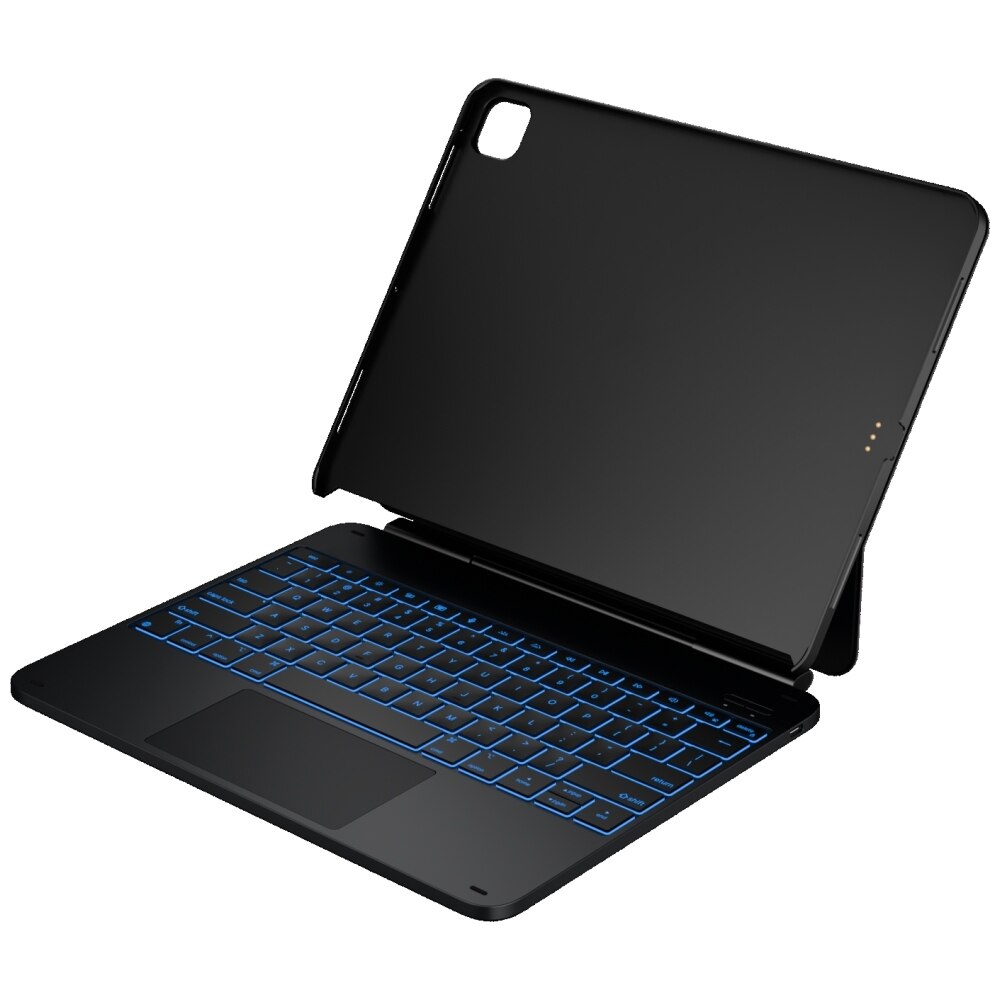 Carcasa cu tastatura Typecase Edge Plus compatibila cu iPad Pro 13 inch 2024 / 2025, Negru