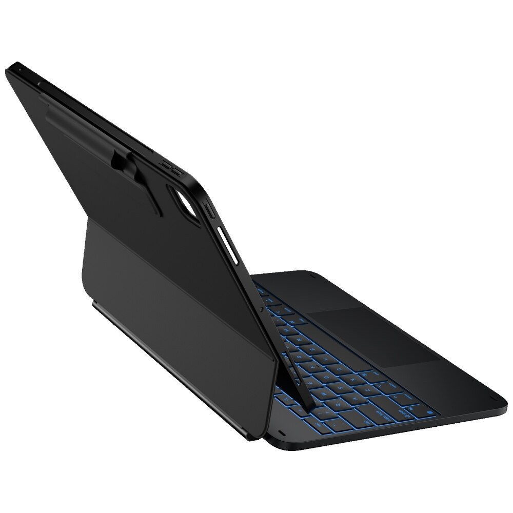 Carcasa cu tastatura Typecase Edge Plus compatibila cu iPad Pro 13 inch 2024 / 2025, Negru