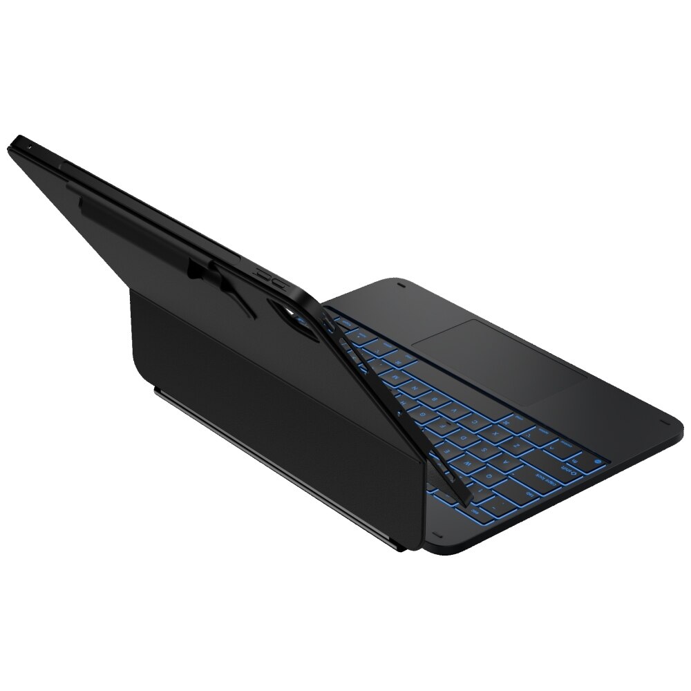 Carcasa cu tastatura Typecase Edge Plus compatibila cu iPad Pro 13 inch 2024 / 2025, Carbon Fiber