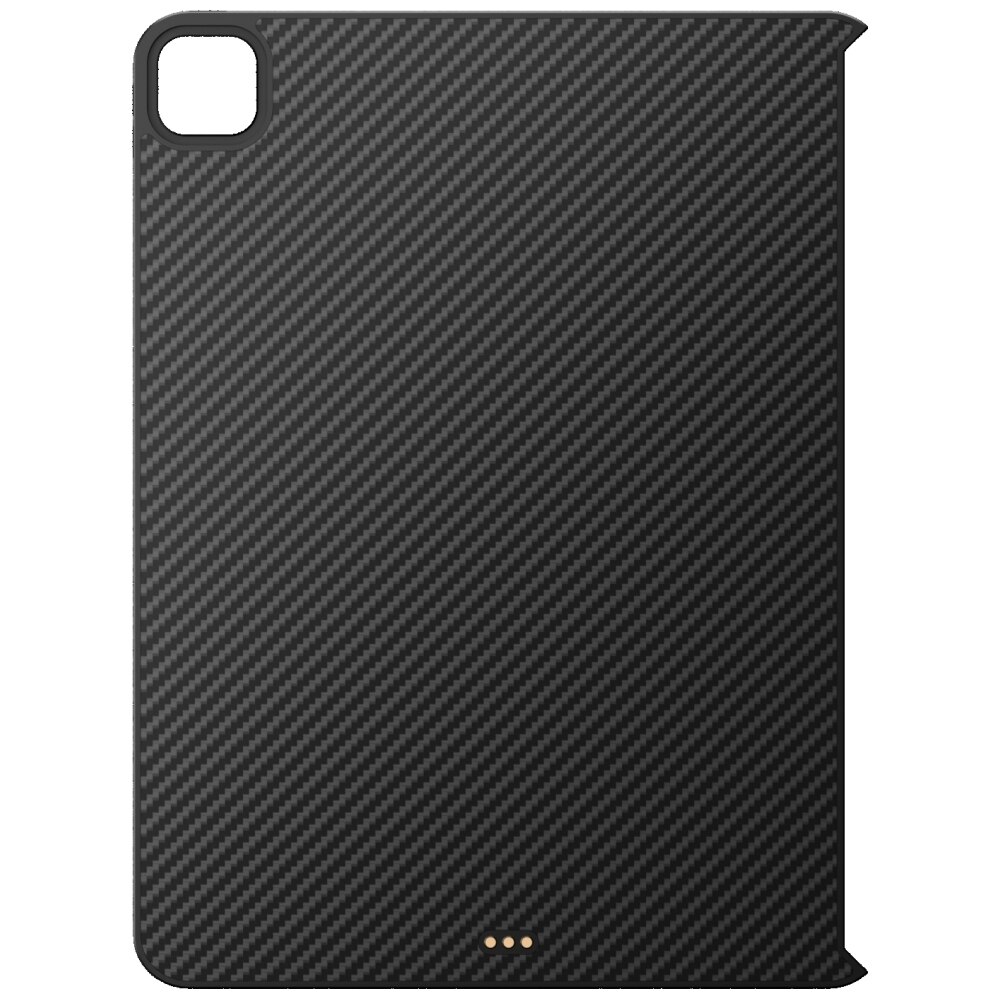 Carcasa cu tastatura Typecase Edge Plus compatibila cu iPad Pro 13 inch 2024 / 2025, Carbon Fiber