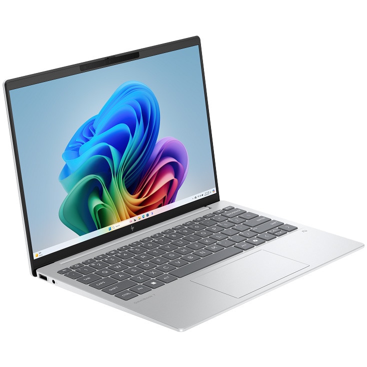Laptop HP OmniBook 7 AeroNGAI 13-bg1009nn with processor AMD Ryzen™ AI 7 350 up to 5.0GHz, 13.3", 2K, IPS, 16GB LPDDR5x RAM, 2TB SSD, AMD Radeon™ 860M Graphics, Windows 11 Home, Glacier silver
