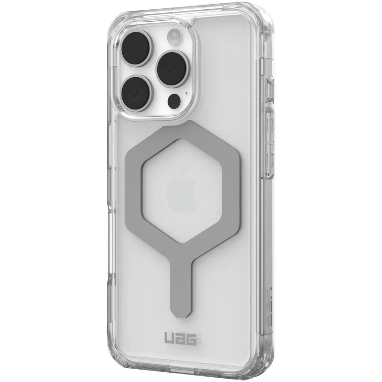 Husa de protectie UAG Plyo Magsafe pentru iPhone 16 Pro Max, Ice, Silver