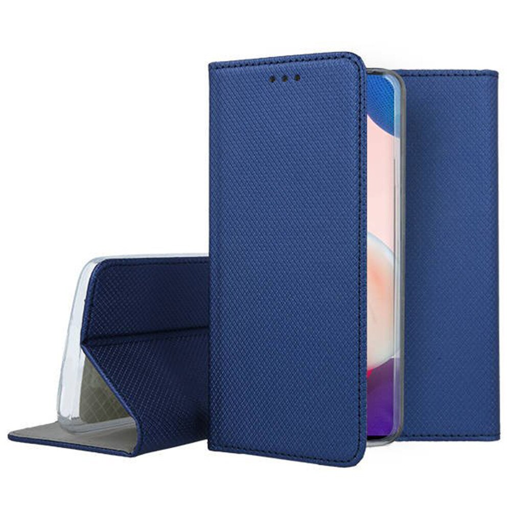 Husa carte protectie 360, G-Tech, compatibila cu Samsung Galaxy S26 Ultra, buzunar card, piele ecologica, Albastru Inchis