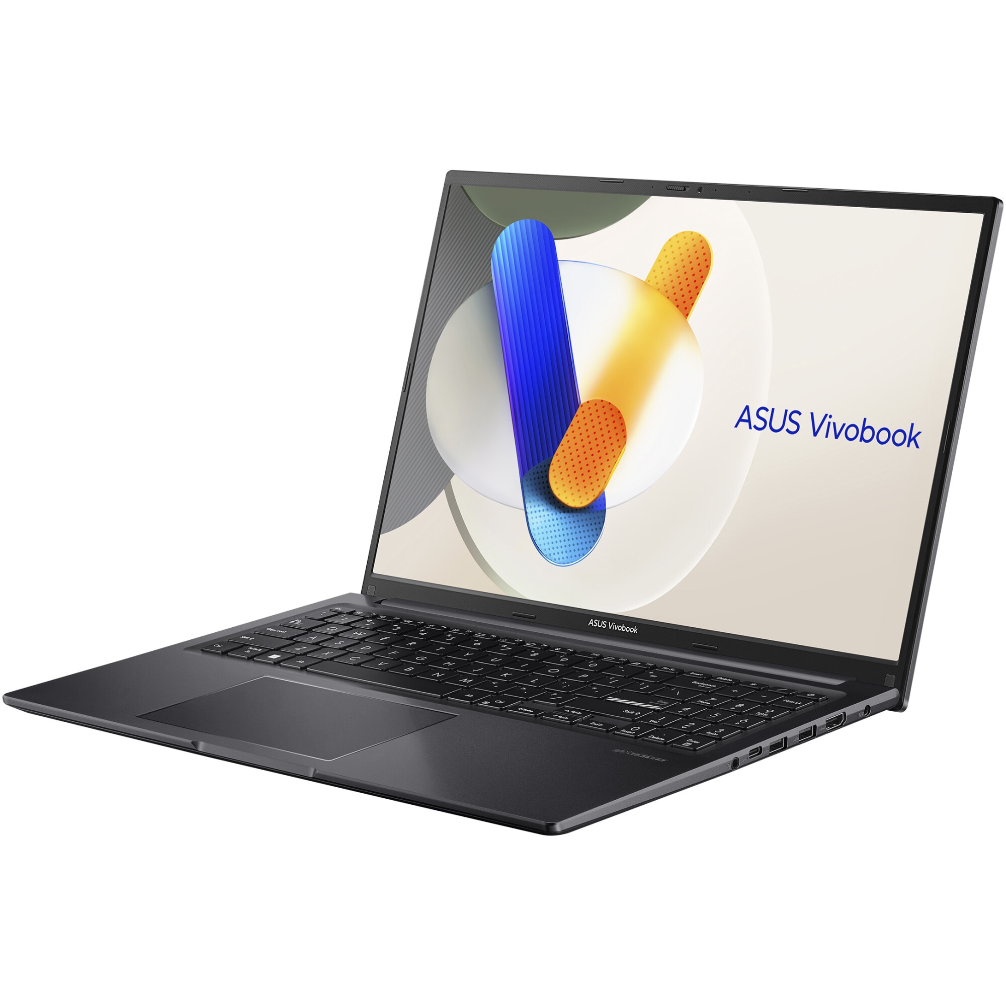 Laptop ASUS Vivobook 16 A1605VA cu procesor Intel® Core™ i7-13620H pana la 4.9 GHz, 16''. WUXGA, IPS, 16GB DDR4 RAM, 1TB SSD, Intel® UHD Graphics, No OS, Indie Black