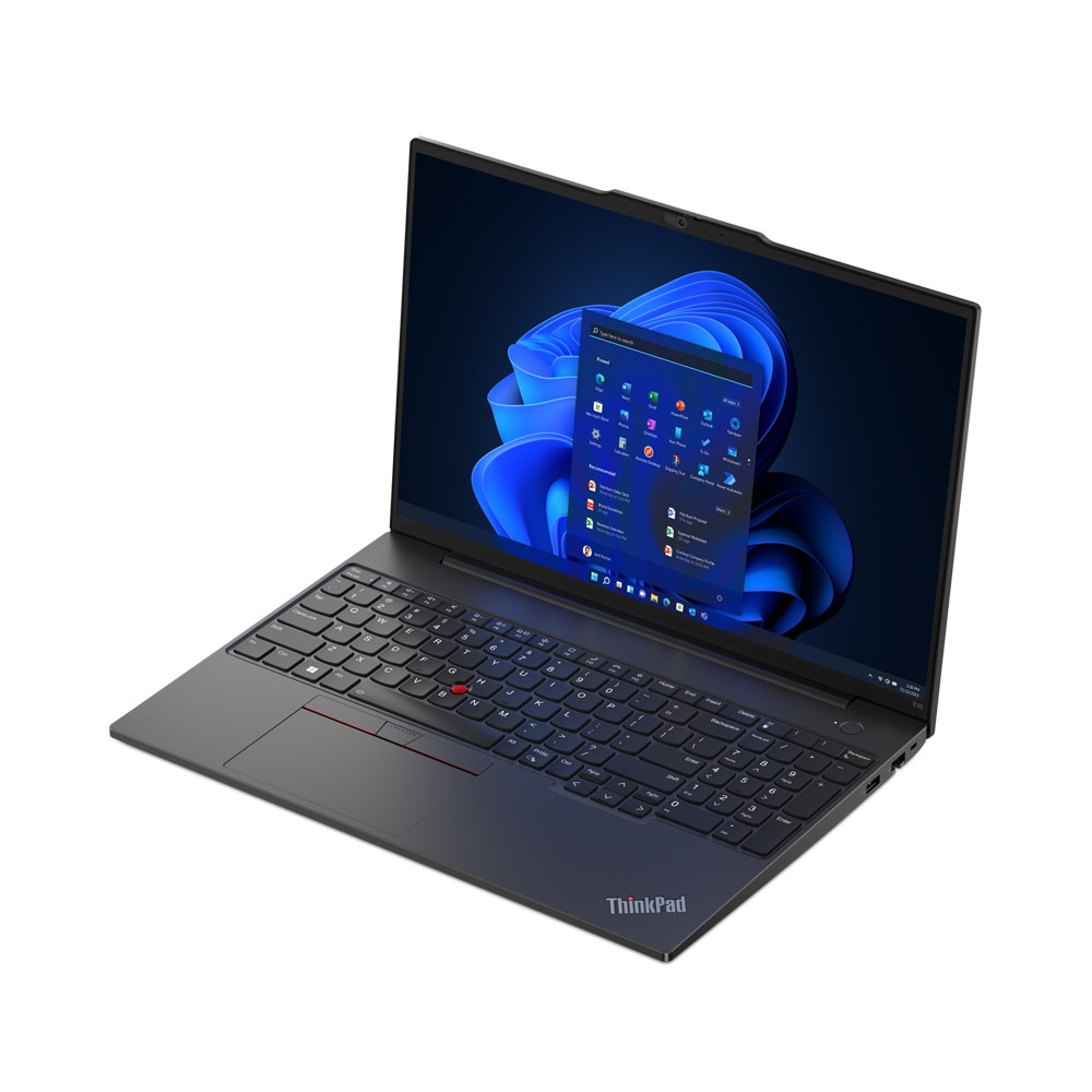 Laptop Lenovo ThinkPad E16 Gen 2 (Intel), 16" WUXGA IPS 300nits, Intel Core Ultra 7 155H 16-core, 16 GB DDR5, 1TB SSD m2 PCIe NVMe, Intel Arc Graphics, Windows 11 Pro, Aluminium case 1.81 kg, Black