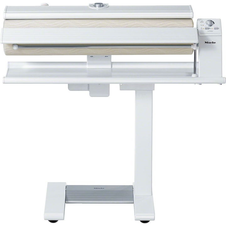 RESIGILAT: Calandru Miele B 995 D, tambur 83 cm, 5 viteze de calcare, Alb