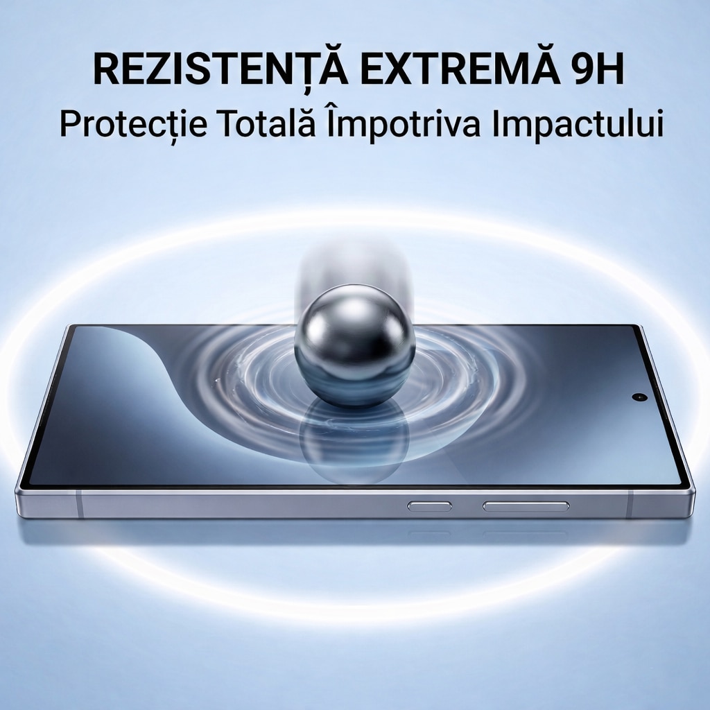 Folie Sticla Ecran cu Kit Montare Inclus, pentru Samsung Galaxy S22, Aplicare Usoara Fara Bule, duritate 9H, EasyArmour