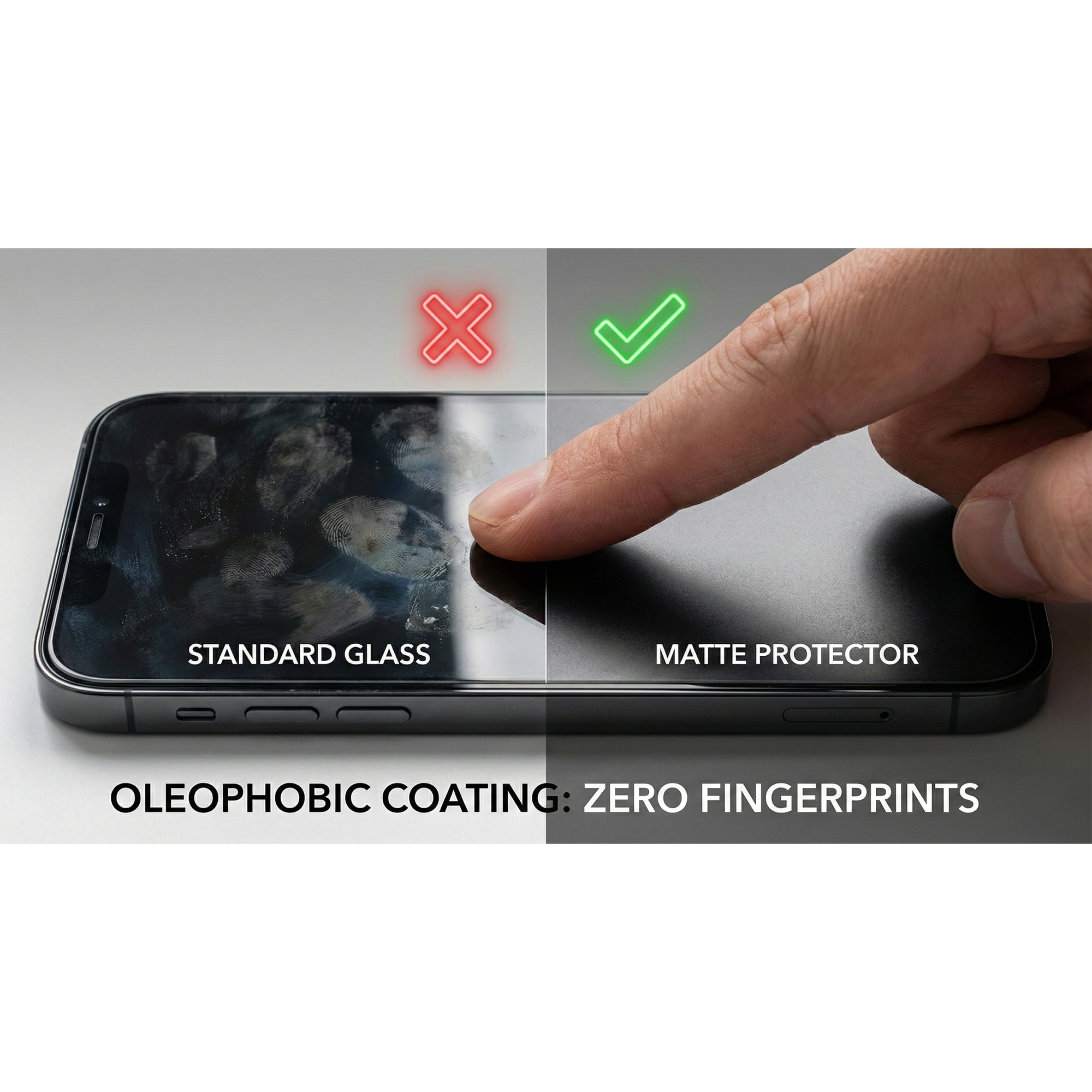 Folie de protecție din sticlă securizată HD, Mata, Anti-soc, pentru iPhone X/XS/11 Pro, Kit de instalare inclus