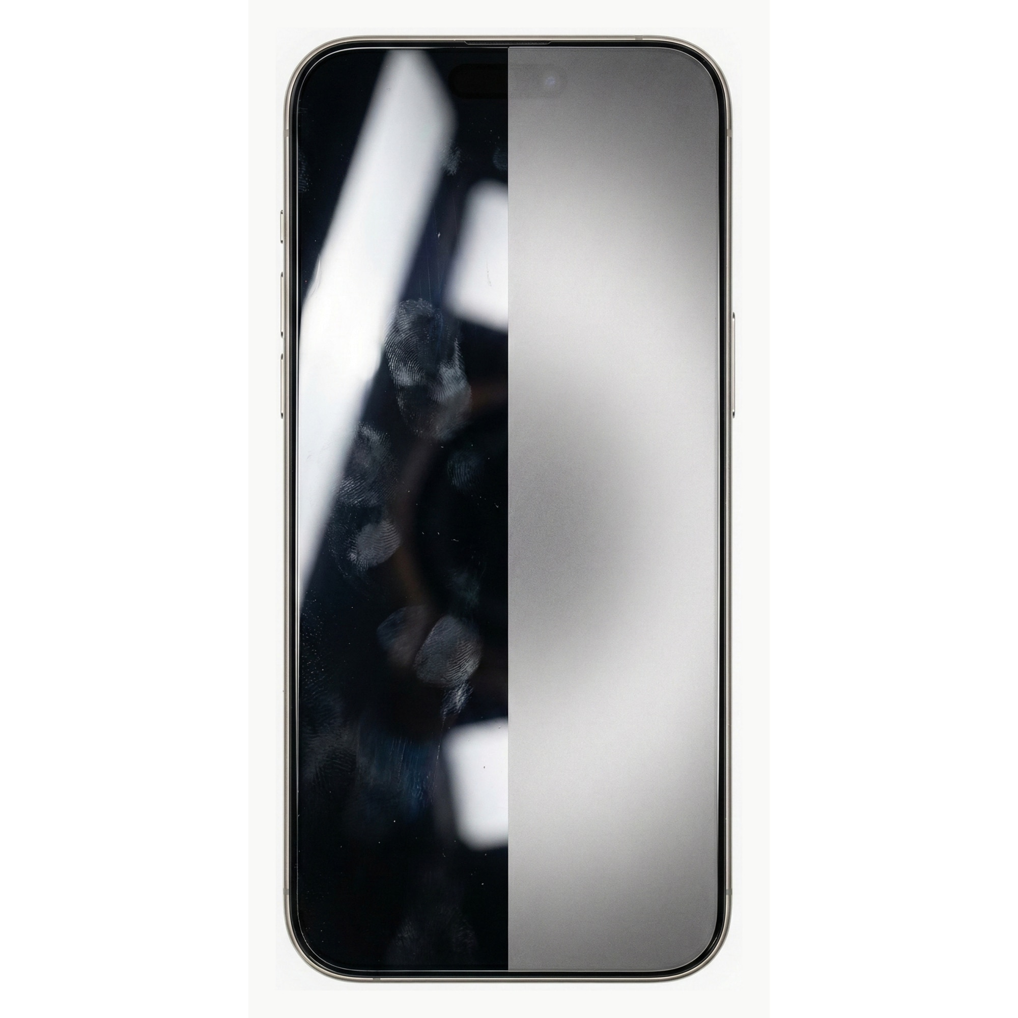 Folie de protectie din sticla securizata compatibila cu iPhone 16 Pro, HD, Mata, Duritate 9H, Anti-soc, Montare usoara fara bule, Kit de instalare inclus
