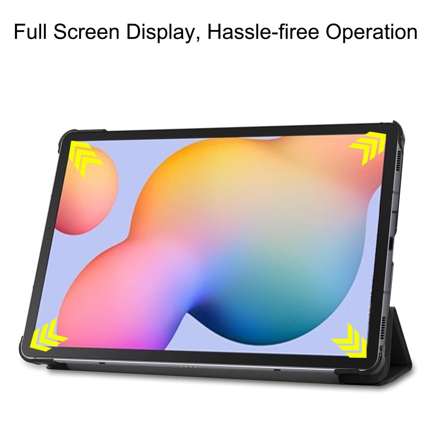 Husa tableta Ywei pentru Samsung Galaxy Tab S8 S7, gri, 11inch, trifold slim