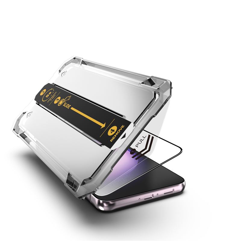 Folie sticla transparenta cu sistem de montare Mobile Origin Screen Guard compatibila cu Samsung Galaxy S24 Plus