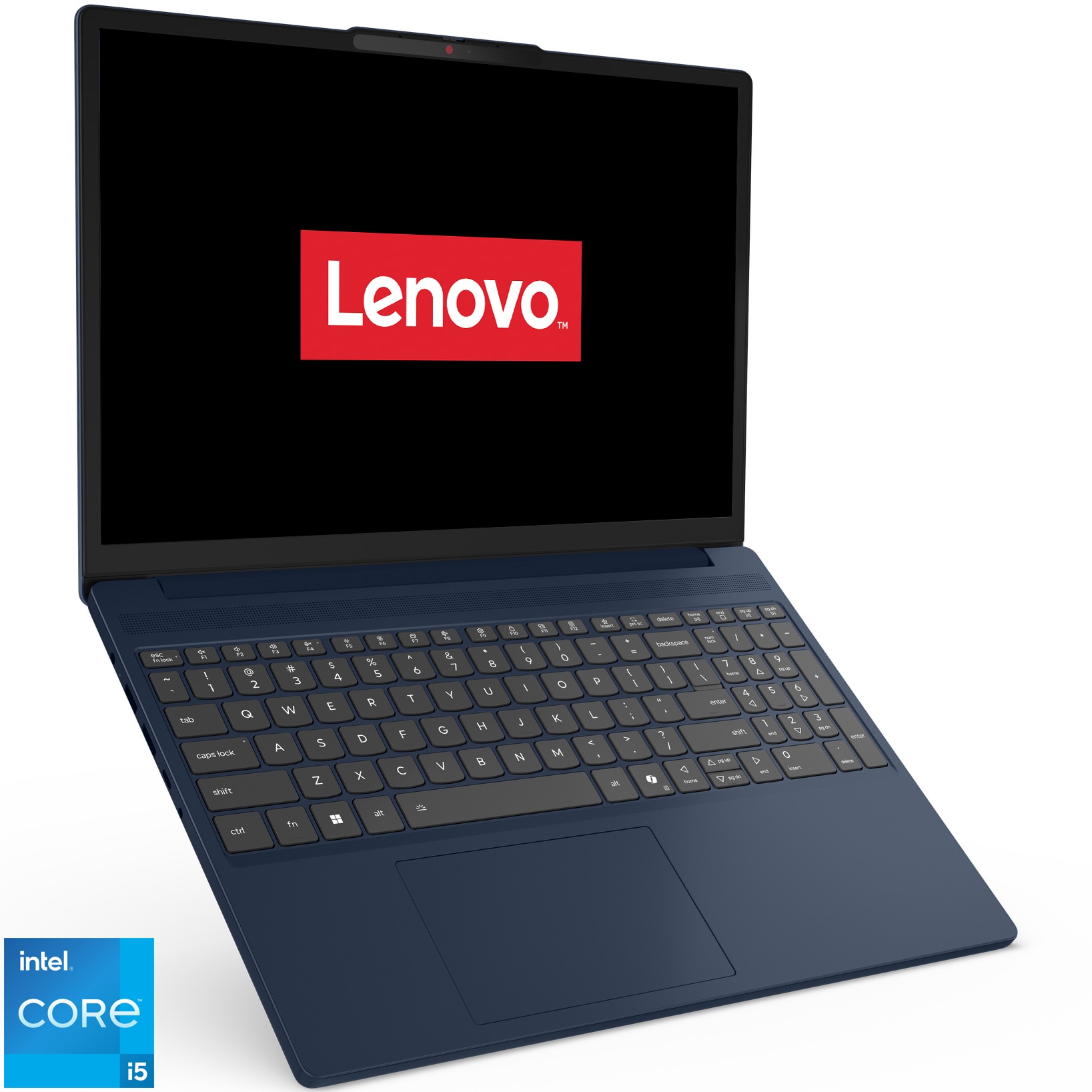 Laptop Lenovo IdeaPad Slim 3 15IRH10 cu procesor Intel® Core™ i5-13420H pana la 4.6GHz, 15.3" WUXGA, IPS, 24GB DDR5 RAM, 1TB SSD, Intel® UHD Graphics, No OS, Metal, Cosmic Blue