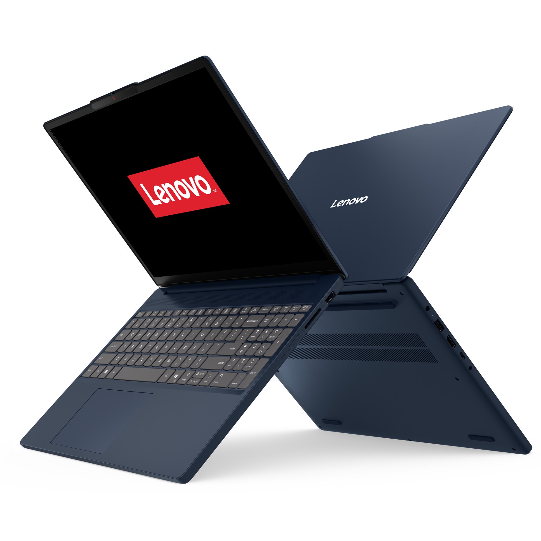 Laptop Lenovo IdeaPad Slim 3 15IRH10 cu procesor Intel® Core™ i5-13420H pana la 4.6GHz, 15.3" WUXGA, IPS, 24GB DDR5 RAM, 1TB SSD, Intel® UHD Graphics, No OS, Metal, Cosmic Blue
