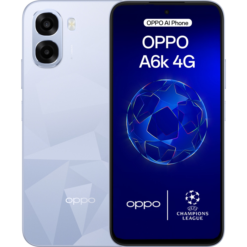 Telefon OPPO A6k, 256GB, 4GB RAM, Dual SIM, Crystal Blue