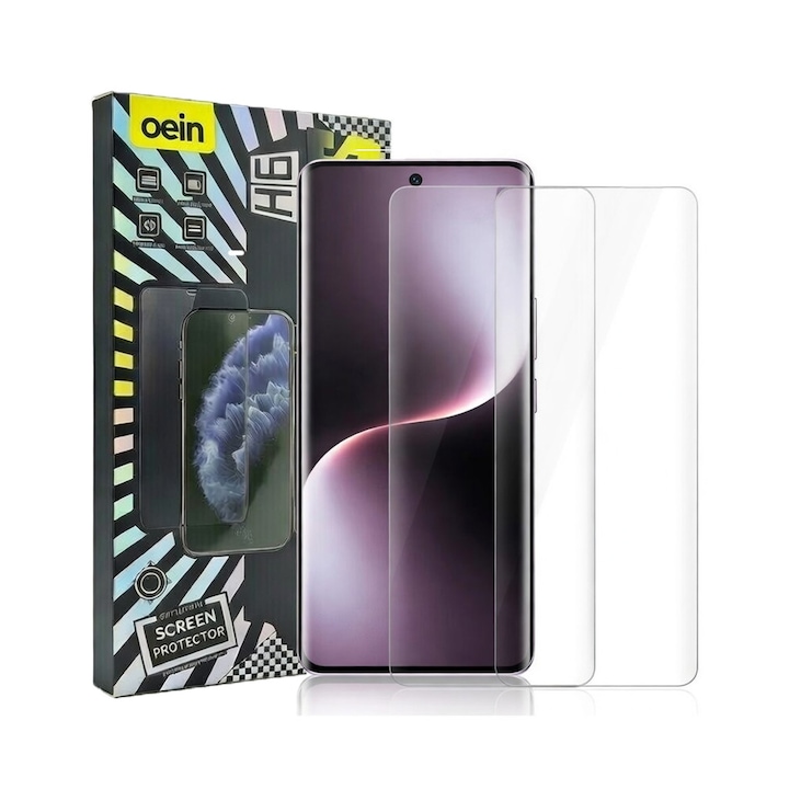 Set 2 Folie Sticla pentru Honor Magic7 Lite – Sticla Securizata 9H+, Claritate Super HD, Tratament Oleofob Electronic, Anti-Amprenta, Sensibilitate Touch Avansata, Acoperire Completa Compatibila cu Husa