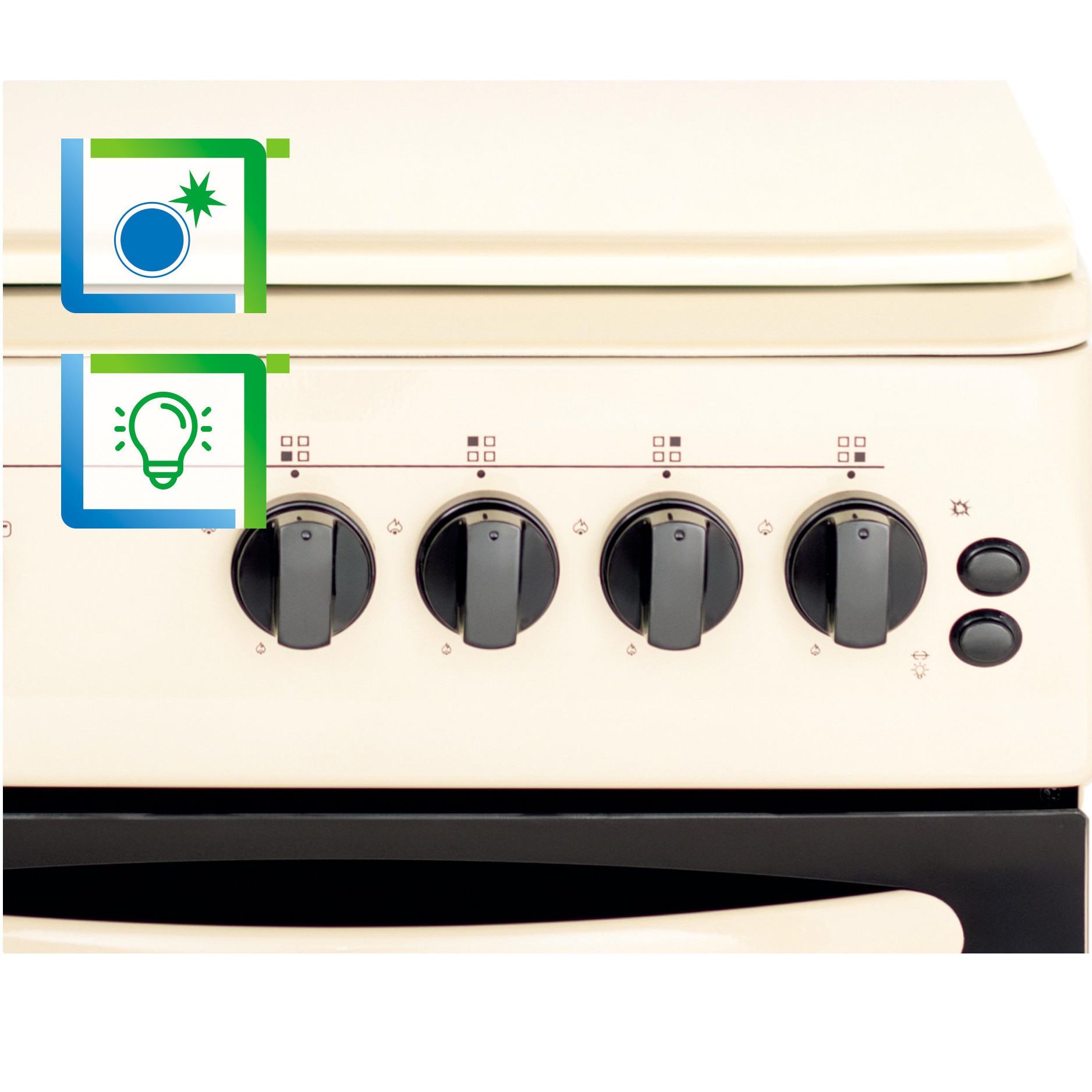 Aragaz Nobeltek NLT 5603B/G1, 50x60, plita si cuptor pe gaz, grill gaz, rotisor, aprindere electrica, iluminare cuptor, siguranta plita si cuptor, echipat cu diuze GN, diuze GPL de schimb, capac tabla, bej