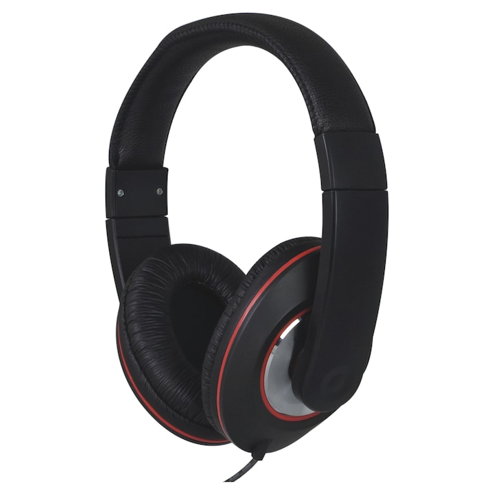 Casti audio cu fir, Sencor, Negru
