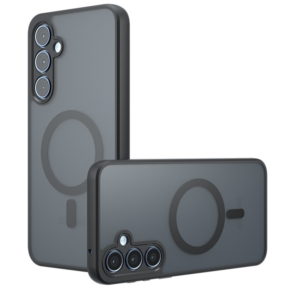 Husa pentru Samsung Galaxy A54 Daden® PureFrost MagSafe, Incarcare wireless, Protectie sporita, Anti-amprenta, Negru fumuriu