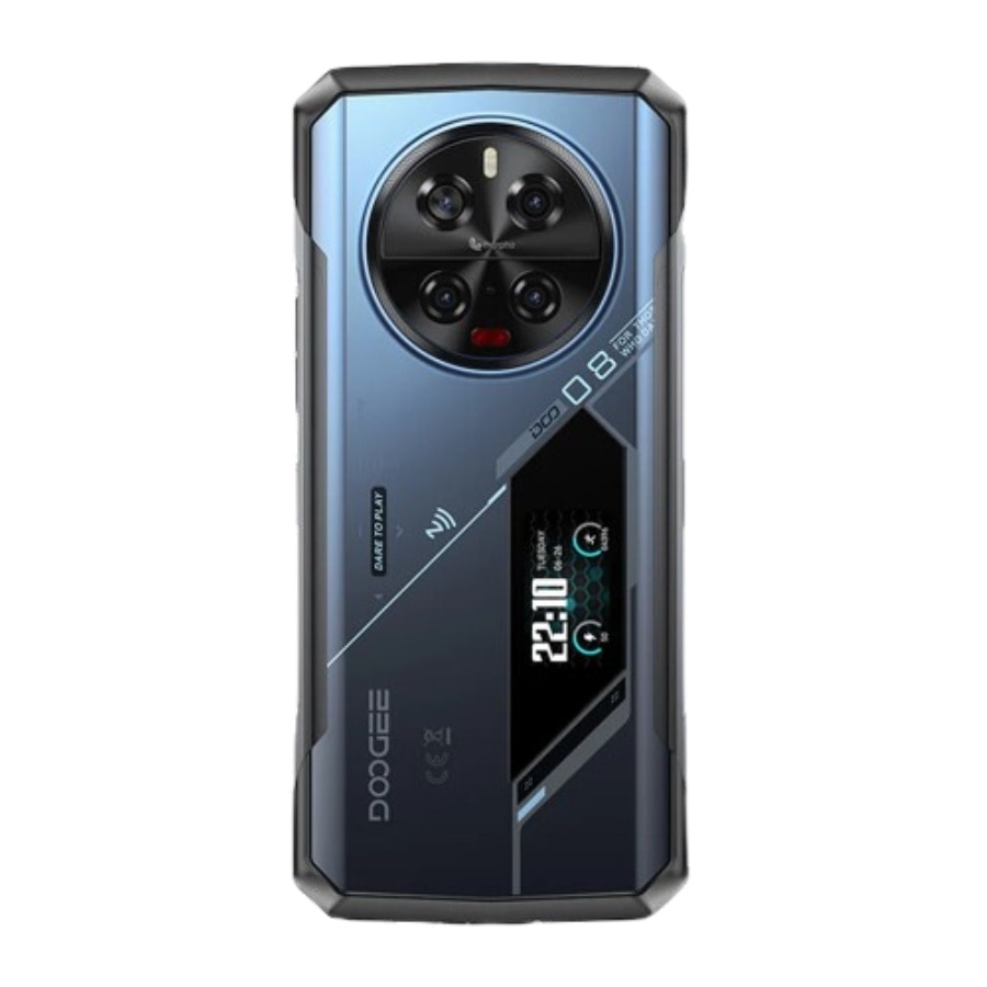 Telefon Mobil DOOGEE V40 Pro, Midnight Blue, 5G, 6.78'' 1080x2460, Android 14, 16GB RAM (16GB + 20GB extensibil), 512GB ROM, 200MP + 32MP, 8680mAh, Dual SIM