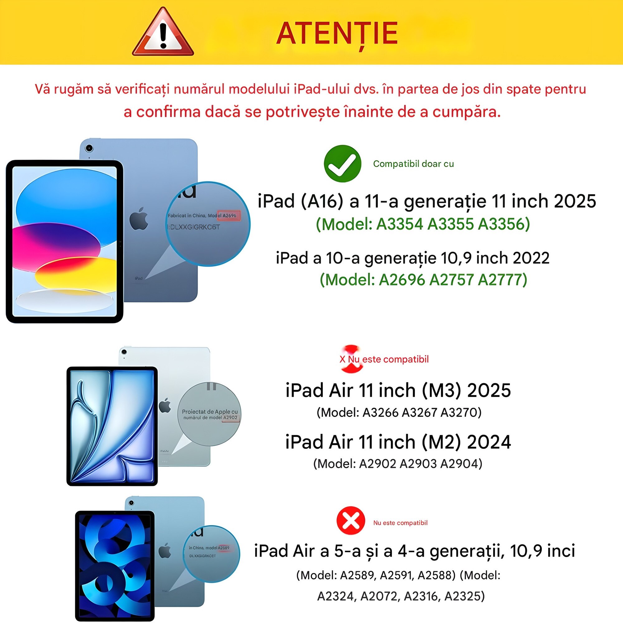 Husa de protectie pentru iPad (A16) 11 generatie de 11 inch 2025, husa pentru iPad 10 generatie de 10, 9 inch 2022, cu suport pentru stilou, husa inteligenta cu suport pliabil in trei, TPU，Violet deschis