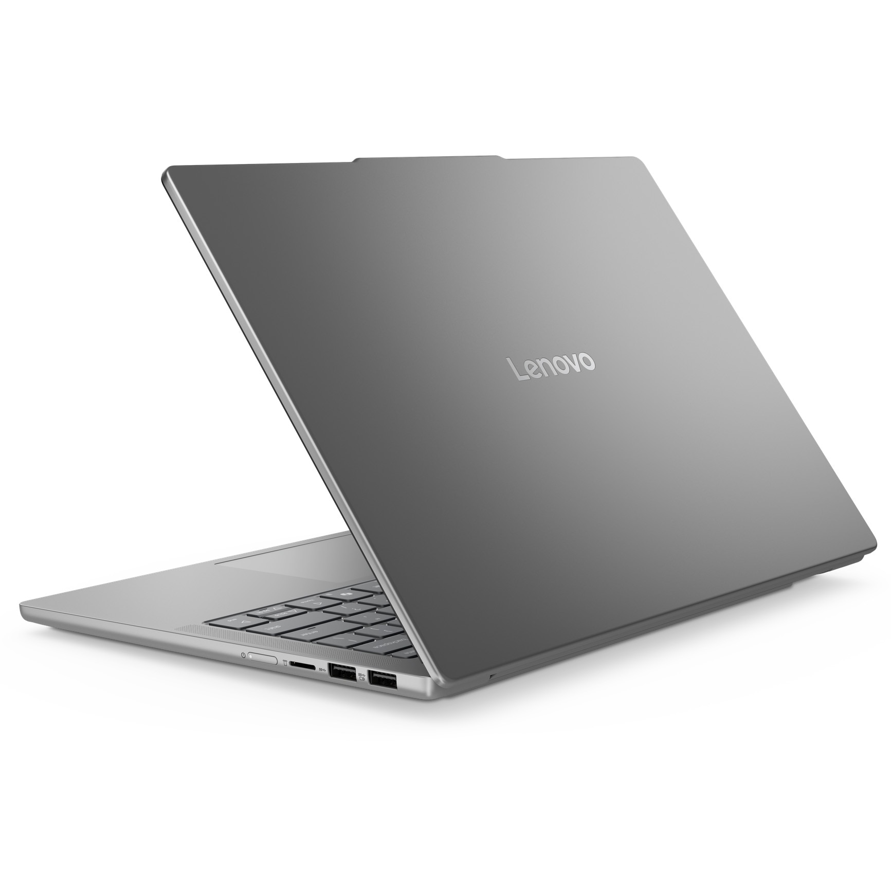 Laptop Lenovo IdeaPad Slim 5 14IRH10R cu procesor Intel® Core™ 5 210H pana la 4.8GHz, 14" WUXGA, OLED, 24GB DDR5 RAM, 512GB SSD, Intel® Graphics, No OS, Luna Grey