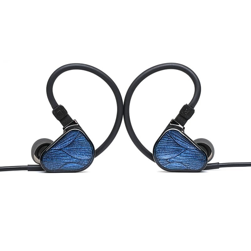 TRUTHEAR x Crinacle Zero BLUE2, Dual Dynamic Driver, cablu detasabil cu microfon si fara micron, IEM, HI-FI Bass, Dopuri din Spuma, Albastru