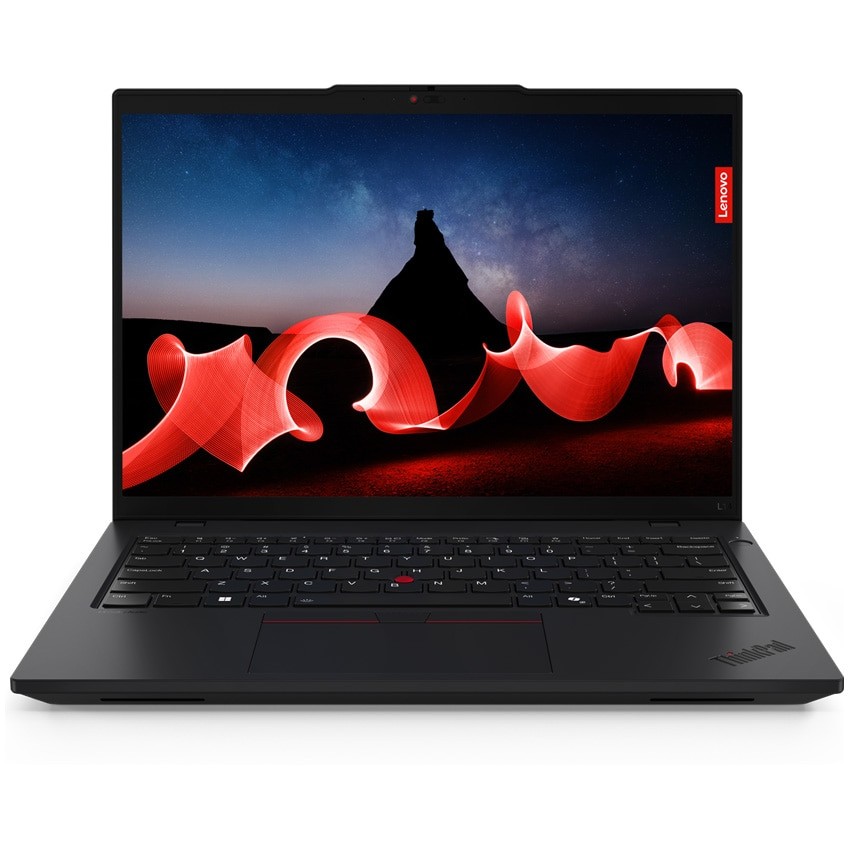 Laptop Lenovo ThinkPad L14 Gen 5 cu procesor Intel® Core™ Ultra 5 125U pana la 4.3GHz, 14", WUXGA, IPS, 1x 16GB SO-DIMM DDR5, 512GB SSD, Intel® Graphics, Windows® 11 Pro, Black, 3Y Courier or Carry-in upgrade