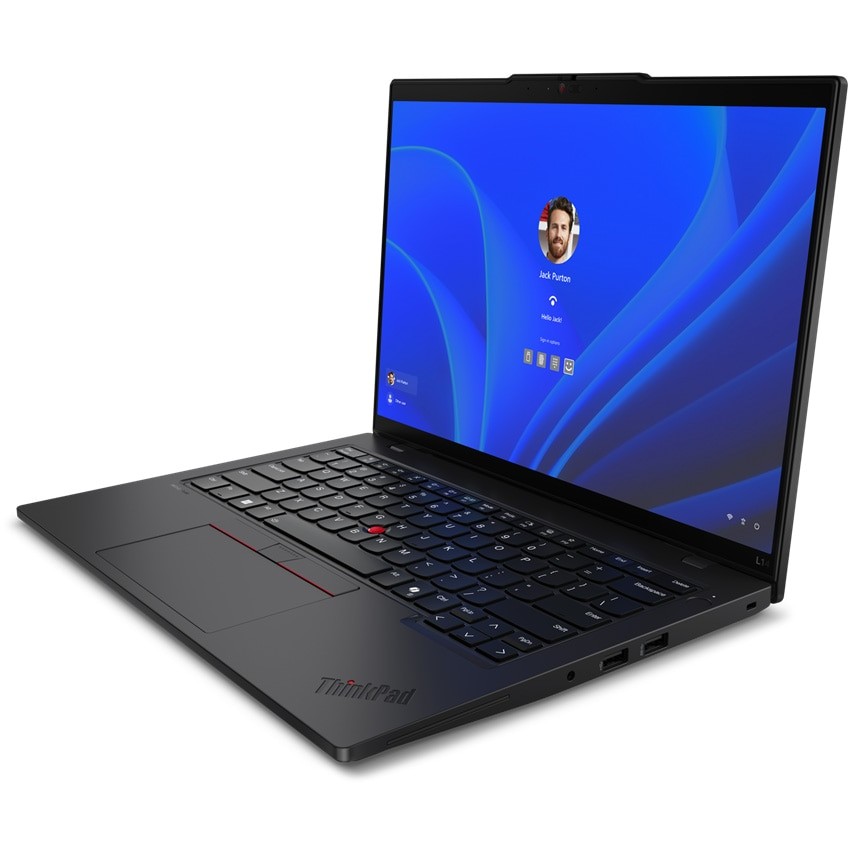 Laptop Lenovo ThinkPad L14 Gen 5 cu procesor Intel® Core™ Ultra 5 125U pana la 4.3GHz, 14", WUXGA, IPS, 1x 16GB SO-DIMM DDR5, 512GB SSD, Intel® Graphics, Windows® 11 Pro, Black, 3Y Courier or Carry-in upgrade