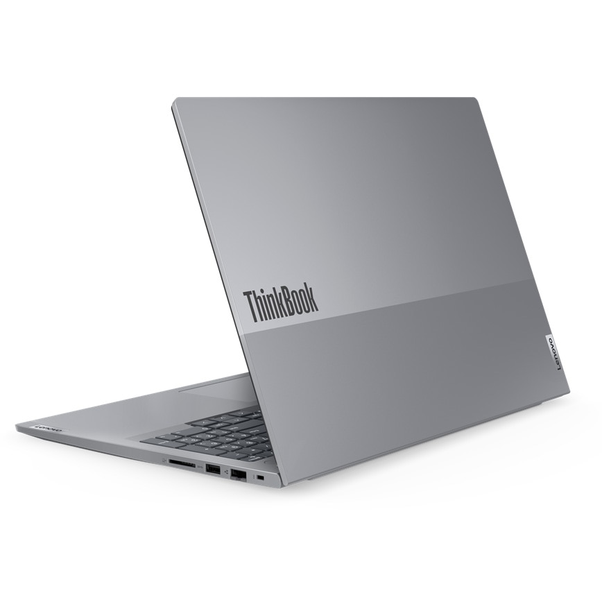 Laptop Lenovo ThinkBook 16 G7 IML cu procesor Intel® Core™ Ultra 5 125U pana la 4.3GHz, 16" WUXGA, IPS, 16GB DDR5, 512GB SSD, Intel® Graphics, No OS, Arctic Grey
