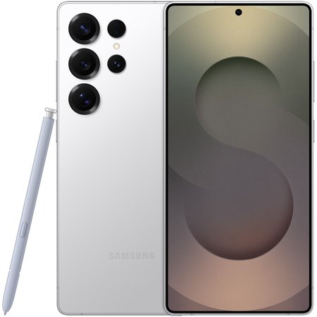 Telefon mobil Samsung Galaxy S25 Ultra, Dual SIM, 12GB RAM, 256GB, 5G, Titanium WhiteSilver