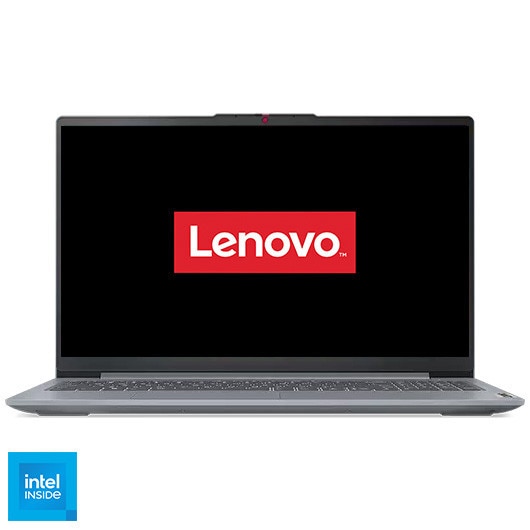 Laptop Lenovo IdeaPad Slim 3 15IAN8 cu procesor Intel® N100 pana la 3.4GHz, 15.6" Full HD, 8GB LPDDR5 RAM, 256GB SSD, Intel® UHD Graphics, No OS, Arctic Grey