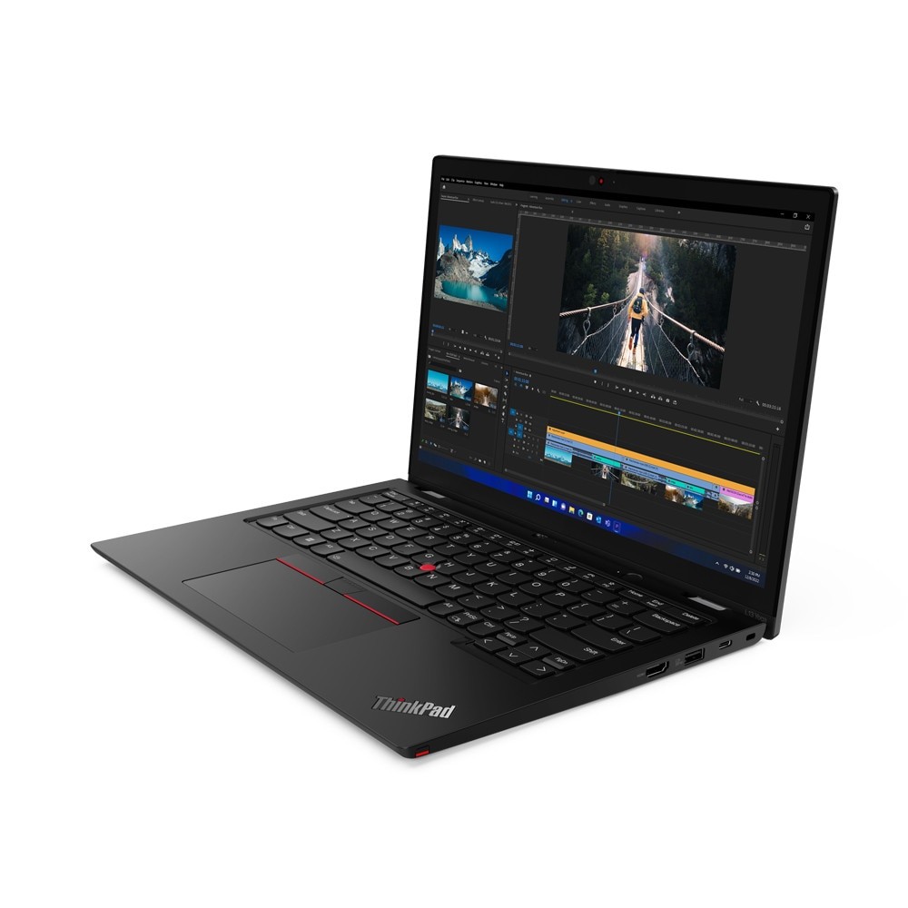 Laptop 2 in 1 Lenovo ThinkPad L13 Yoga Gen 3 (Intel), 13.3" WUXGA 1920x1200 IPS Touch Screen 300nits, Intel Core i5-1235U 10-core, 16 GB DDR4, 256 GB SSD m2 PCIe, Intel Iris Xe Graphics, Windows 11 Pro, Aluminium Case 1.32 kg Thunder Black