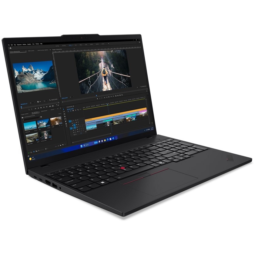 Laptop Lenovo ThinkPad T16 gen 3 cu procesor Intel® Core™ Ultra 5 125U pana la 4.3GHz, 16" WUXGA, IPS, 16GB DDR5, 512GB SSD, Intel® Graphics, OS: Windows® 11 Pro, 3Y Premium Care