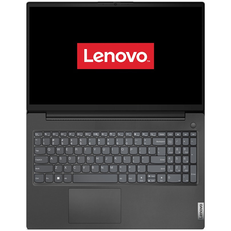 Laptop Lenovo V15 G4 AMN cu procesor AMD Ryzen™ 3 7320U pana la 4.10 GHz, 15.6", Full HD, 8GB DDR5, 256GB SSD, AMD Radeon™ 610M, No OS, Business Black