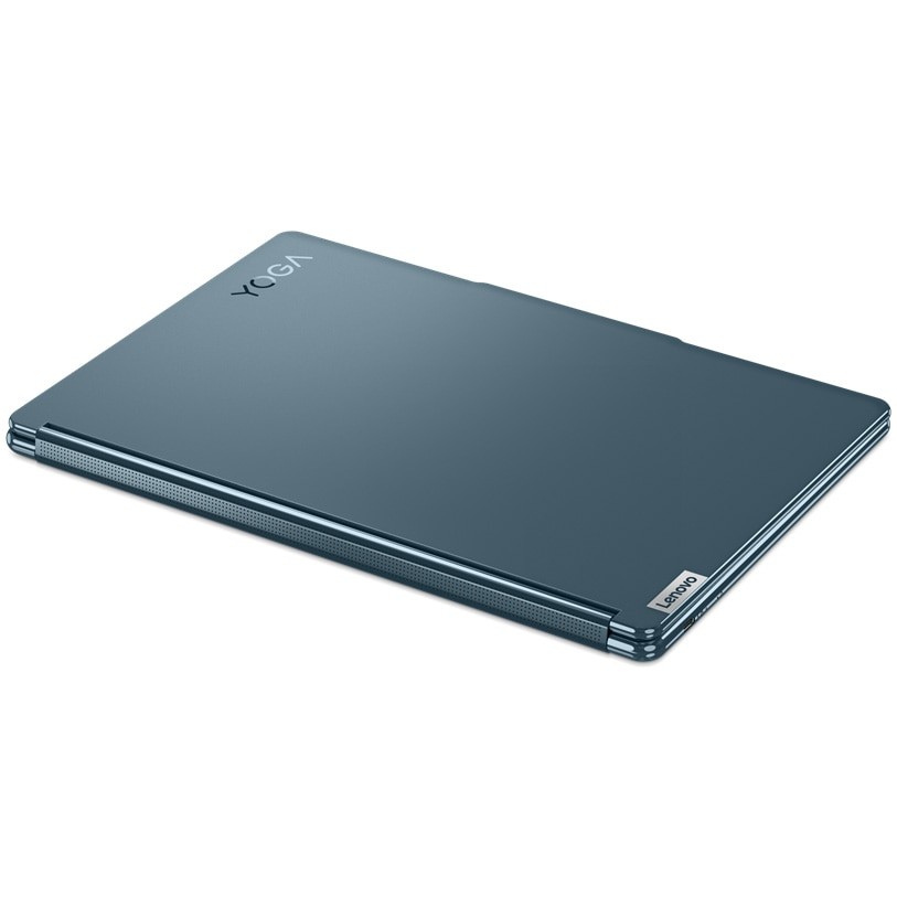 Laptop Lenovo Yoga Book 9 13IMU9 cu procesor Intel® Core™ Ultra 7 155U pana la 4.8GHz, 2 x 13.3", 2.8K, OLED, Touch, 16GB DDR5, 1TB SSD, Intel® Graphics, Windows 11 Home, Tidal Teal, 3y on-site, Premium Care