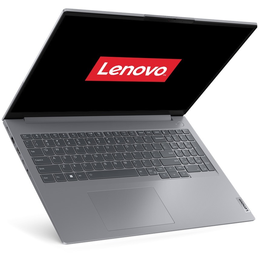Laptop Lenovo ThinkBook 16 G6 IRL cu procesor Intel® Core™ i5-1335U pana la 4.6 GHz, 16", WUXGA, IPS, 16GB, 512GB SSD, Intel® UHD Graphics, No OS, Arctic Grey