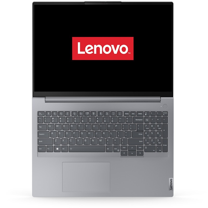 Laptop Lenovo ThinkBook 16 G6 IRL cu procesor Intel® Core™ i5-1335U pana la 4.6 GHz, 16", WUXGA, IPS, 16GB, 512GB SSD, Intel® UHD Graphics, No OS, Arctic Grey