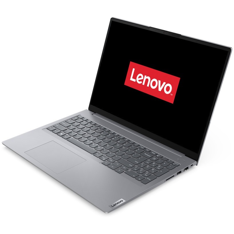 Laptop Lenovo ThinkBook 16 G6 IRL cu procesor Intel® Core™ i5-1335U pana la 4.6 GHz, 16", WUXGA, IPS, 16GB, 512GB SSD, Intel® UHD Graphics, No OS, Arctic Grey