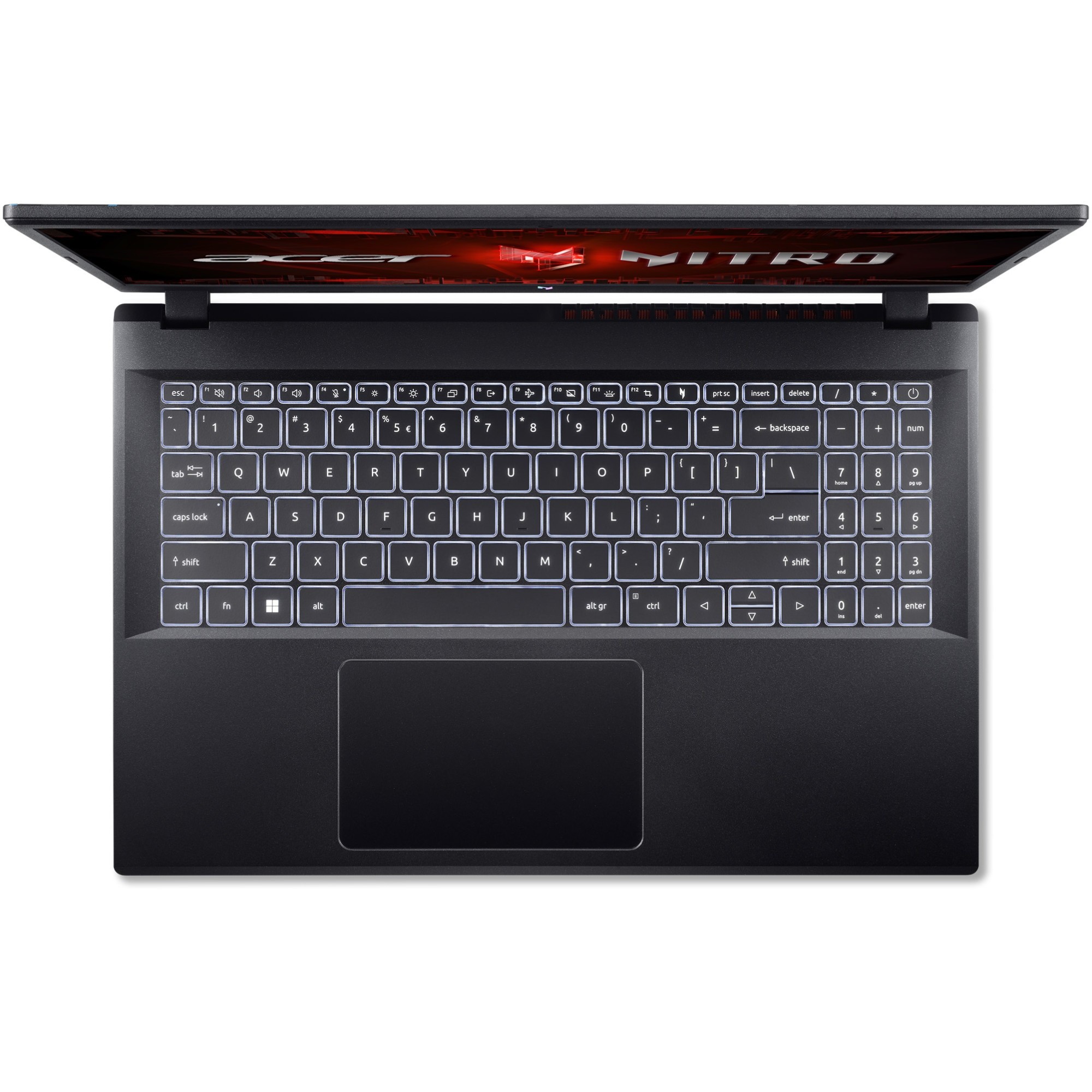 Laptop Gaming Acer Nitro V 15 ANV15-51-533J cu procesor Intel® Core™ i5-13420H pana la 4.7GHz, 15.6'', Full HD, IPS, 165Hz, 16GB DDR5 RAM, 1TB SSD, NVIDIA® GeForce RTX™ 3050 6GB GDDR6, No OS, Obsidian Black