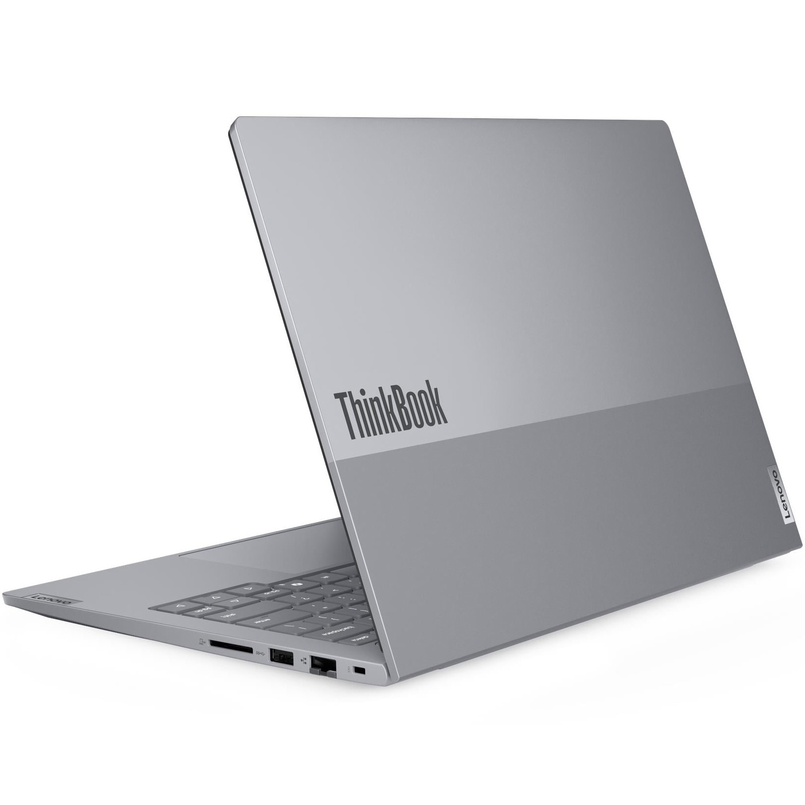 Laptop Lenovo ThinkBook 14 G8 IRL cu procesor Intel® Core 5 210H pana la 4.8GHz, 14" WUXGA, IPS, 16GB DDR5 RAM, 512GB SSD, Intel® Graphics, Windows® 11 Pro, Arctic Grey, 3y on-site Premium Care