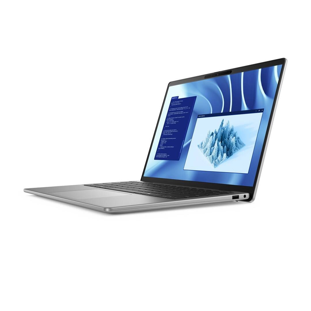 Laptop Dell Latitude 7455 Copilot+ PC Qualcomm Snapdragon X1E-80-100 35.6 cm 14Inch Touchscreen Quad HD+ 32 GB LPDDR5x-SDRAM 512 GB SSD Wi-Fi 7 (802.11be) Windows 11 Pro Nordic Grey