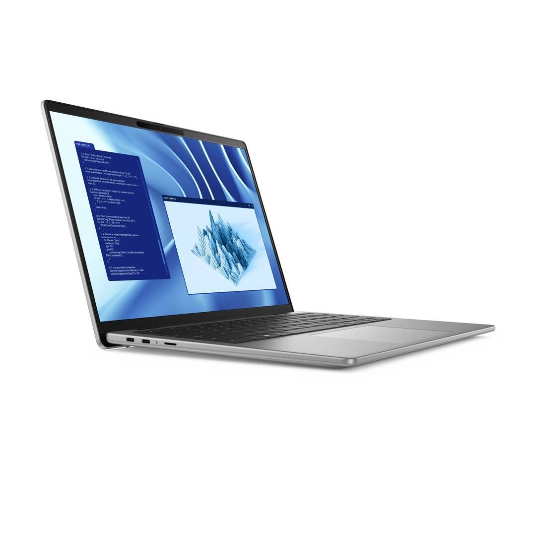 Laptop Dell Latitude 7455 Copilot+ PC Qualcomm Snapdragon X1E-80-100 35.6 cm 14Inch Touchscreen Quad HD+ 32 GB LPDDR5x-SDRAM 512 GB SSD Wi-Fi 7 (802.11be) Windows 11 Pro Nordic Grey