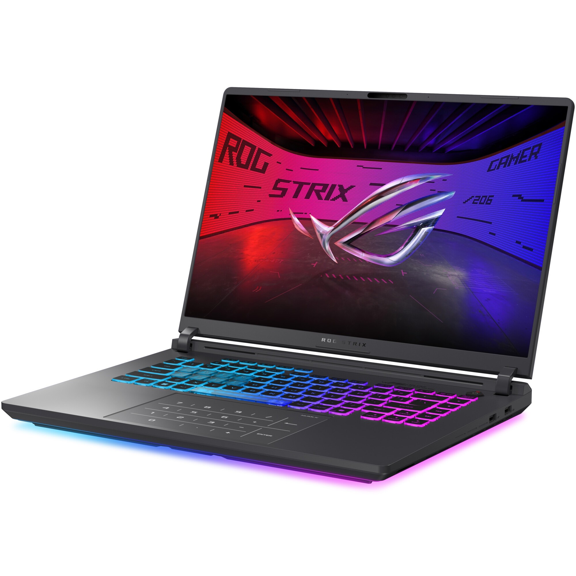 Laptop Gaming ASUS ROG Strix G16 G615LR cu procesor Intel® Core™ Ultra 7 255HX pana la 5.2GHz, 16", 2.5K WQXGA, IPS, 240Hz, G-Sync, 32GB DDR5, 1TB SSD, GeForce RTX™ 5070 Ti 12GB GDDR7, No OS, Eclipse Gray