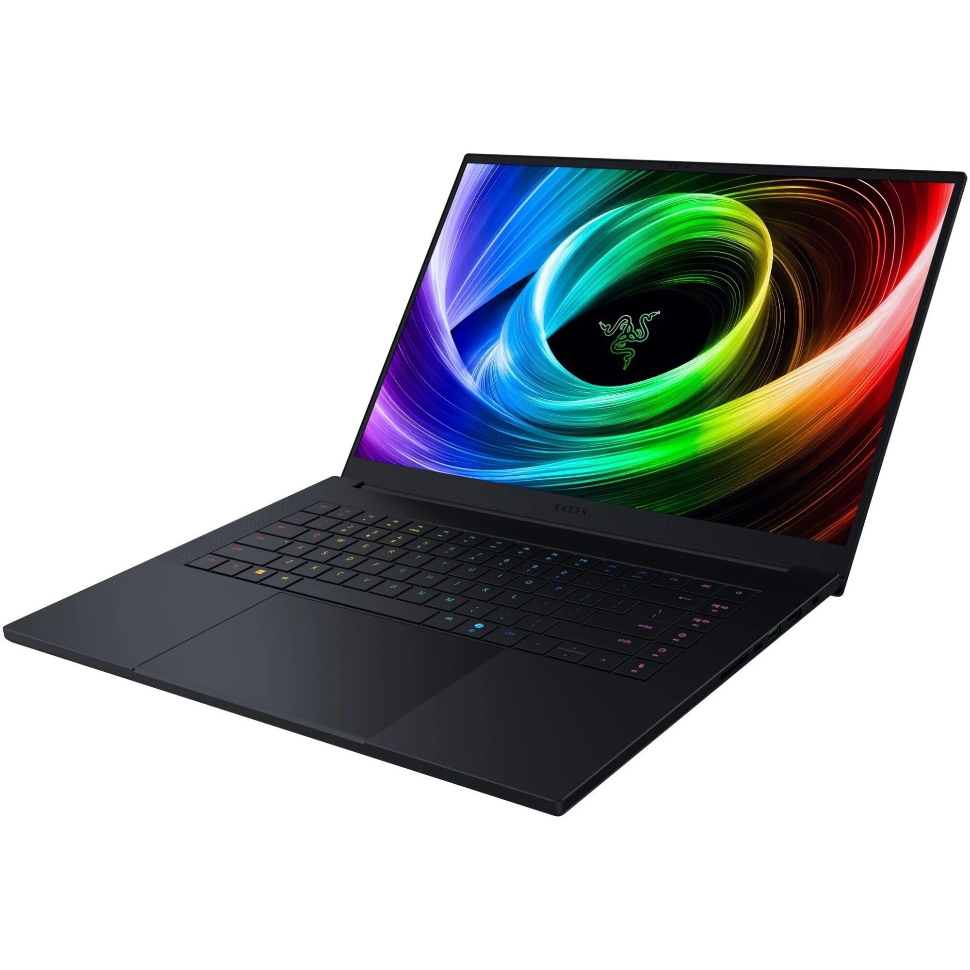 Laptop Gaming Razer Blade 16 cu procesor AMD Ryzen™ AI 9 365 pana la 5.0GHz, 16'', QHD+, 240Hz, OLED, 32GB LPDDR5X RAM, 1TB SSD, NVIDIA® GeForce RTX™ 5070 8GB GDDR7, Windows 11 Home, Anodized Black