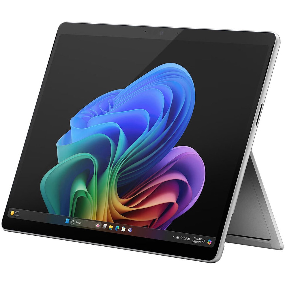 Laptop Microsoft Surface Pro 11 cu procesor Qualcomm® Snapdragon® X Plus pana la 3.4GHz, 13'', 2.8K, 16GB DDR5 RAM, 512GB SSD, Qualcomm® Adreno™ GPU, Windows 11 Home, Platinum