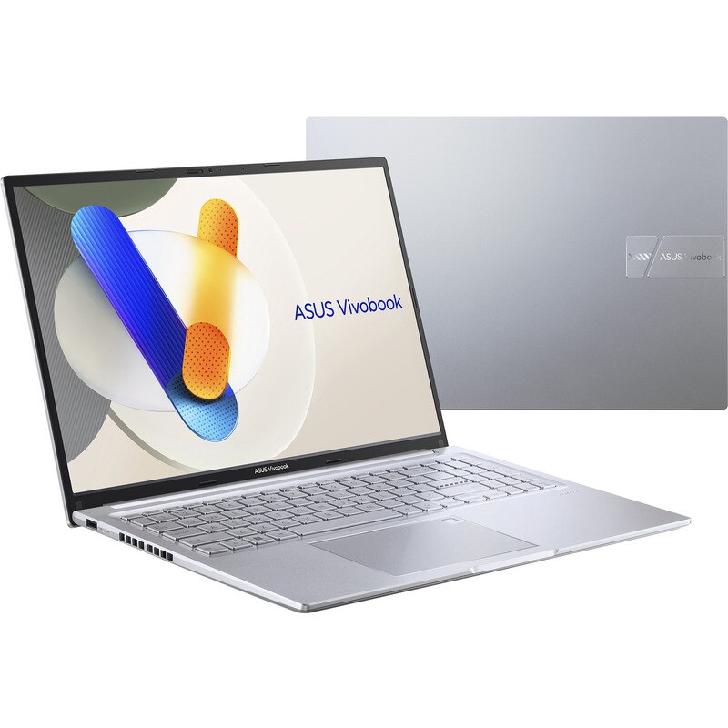 Laptop ASUS 16" Vivobook 16 X1605VA, WUXGA, Procesor Intel® Core™ i5-13420H (12M Cache, up to 4.60 GHz), 16GB DDR4, 512GB SSD, Intel UHD, No OS, Cool Silver