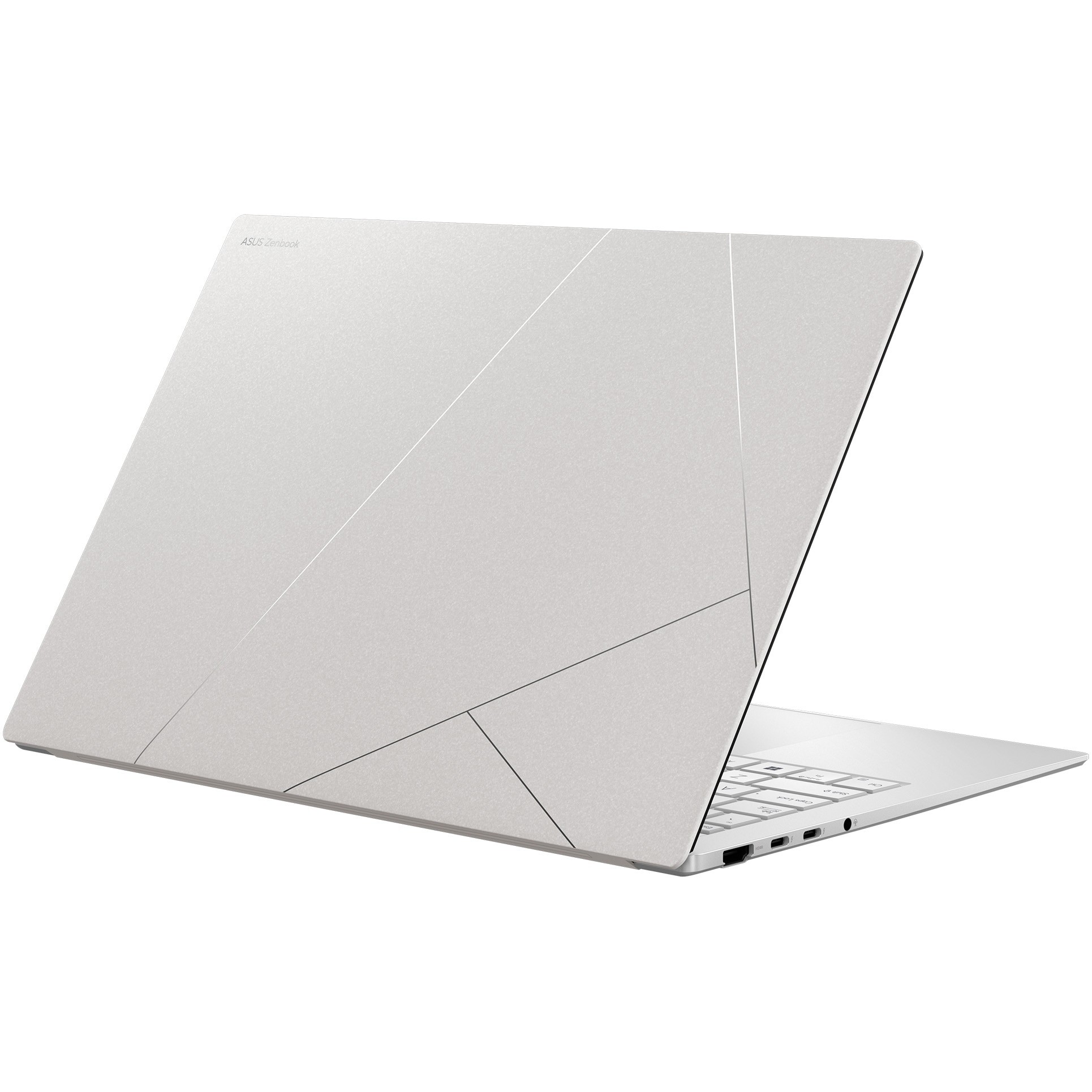 Laptop ASUS Zenbook S 14 UX5406SA cu procesor Intel® Core™ Ultra 7 258V pana la 4.8 GHz, 14'', 3K, OLED, 120Hz, 32GB RAM LPDDR5X, 1TB SSD, Intel® Arc™ Graphics, Windows 11 Pro, Scandinavian White