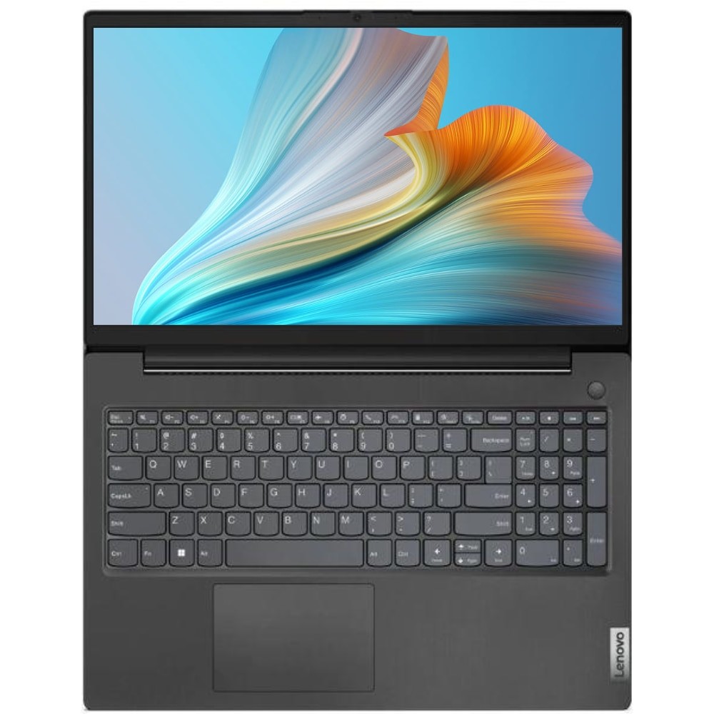 Laptop Lenovo V15, Intel Core i3 1315U, 16GB Memory, 1000GB SSD, 15.6" FullHD Display, Black, Hungarian Layout, Windows 11 Pro