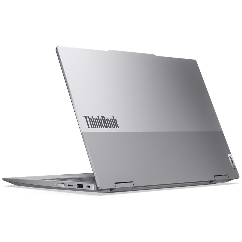 Laptop Lenovo ThinkPad 14 2-in-1 G4 IML cu procesor Intel® Core™ Ultra 7 155U pana la 4.8 GHz, 14", WUXGA, IPS, Touch, 16GB DDR5, 512GB SSD, Intel® Graphics, Windows 11 Pro, Luna Grey, 3Y Onsite upgrade